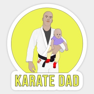 Karate Dad Sticker